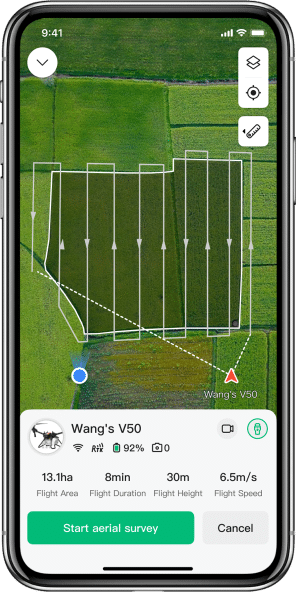 Mapping fields and orchards with ease. XAG RealTerra 2